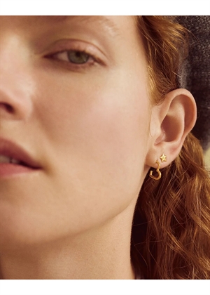 Laia petite earrings Forgyldt Maanesten 